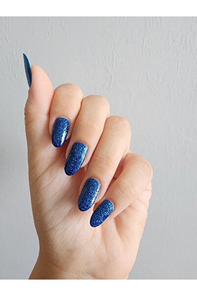 MOV Glitter Simli Oje Lacivert No:6