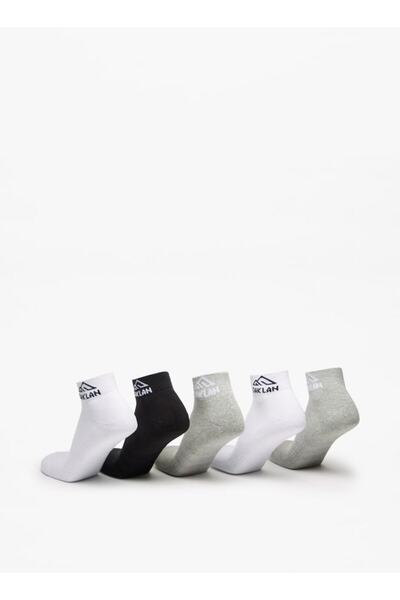 Oaklan by Shoexpress Logo Print Ankle Length Sports Socks - Set of 5