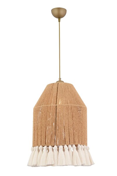 Apliqa Macaron Tekli Hasır Makrome Desenli Bohem Tarzı Yatak Odası, Çocuk Odası, Koridor, Salon Sarkıt Aviz