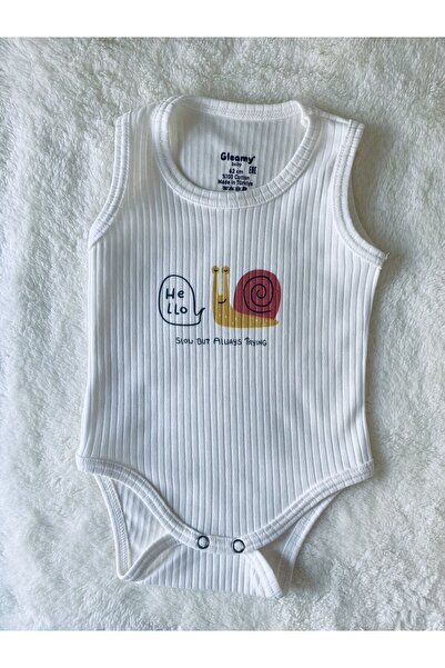 Gleamy بدلة أطفال بنمط حلزون عضوي 100% قابلة للتنفس