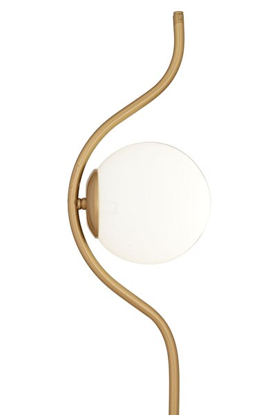 Apliqa Zeyna Eskitme Boyalı Beyaz camlı Modern Tasarım Salon-Oturma Odası-Yatak Odası Abajur