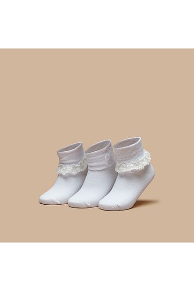 Flora Bella by Shoexpress Assorted Ankle Length Socks - Set of 3