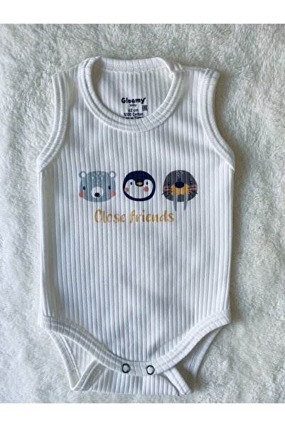 Gleamy جسم أطفال بنمط كوالا عضوي 100% من القطن - نسيج قابل للتنفس