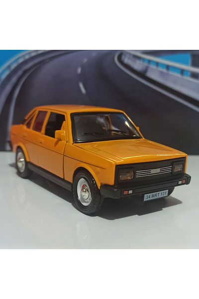 Birlik 1:36 Tofaş Murat 131 Metal Yellow Car with Sound and Light
