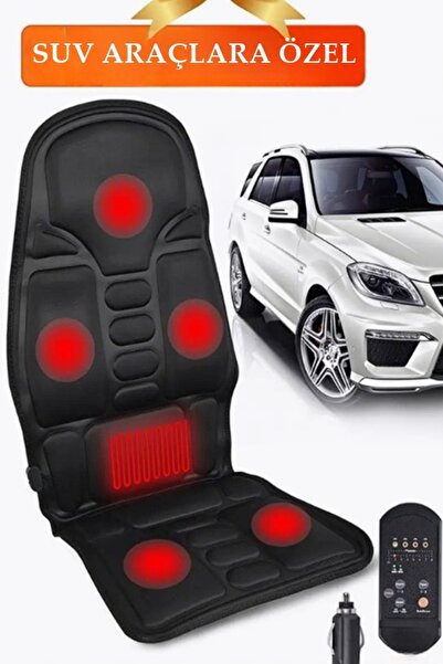 xolo Suv Araçlara Uyumlu  Kumandalı 8 Fonksiyonlu Titreşimli Masaj Minderi
