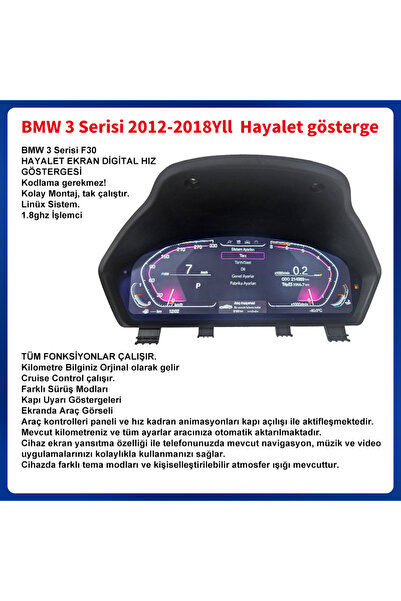 Conico BMW 3 Serisi F30 2012-2018Yıl Hayalet Gösterge