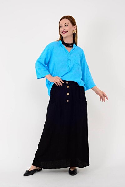 Park Moda 9984 Model Fusta In - Button Detaliat