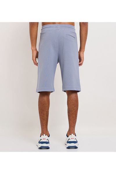 Aeropostale Men's Blue Elastic String Waistband Shorts