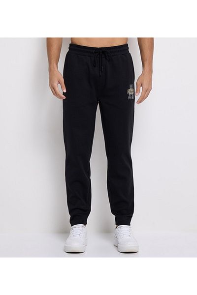 Aeropostale Men's Black Plain Jogger