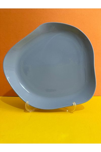Kütahya Porselen 27 cm Blue Scallop Single Piece Service Set
