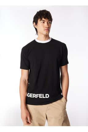 Karl Lagerfeld Bisiklet Yaka Siyah Erkek T Shirt 755225542221 Fiyat Yorumlar Trendyol