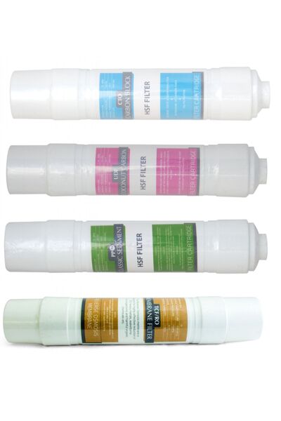 Genel Markalar Arıtmalı Sebil Için Hsf 12" 4 Lü Takım Spun+ Cto Karbon + Gac ...