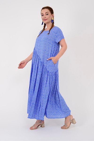Park Moda AN5021 ΦΟΡΕΜΑ ΑΣΥΜΜΕΤΡΙΚΟ ΚΟΝΤΟ ΜΑΝΙΚΙ ΜΕ ΣΤΡΟΓΓΥΛΟ ΣΧΕΔΙΟ