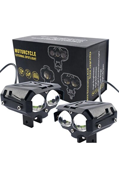 Oto Çizgi Motosiklet Sis Led 30W +30W 6000K 12-85V Özel Gündüz Farı Yardımcı ...