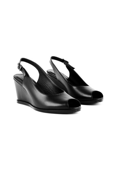 MY DERİ Isabellay Жіночі туфлі на підборах із натуральної шкіри - 3337