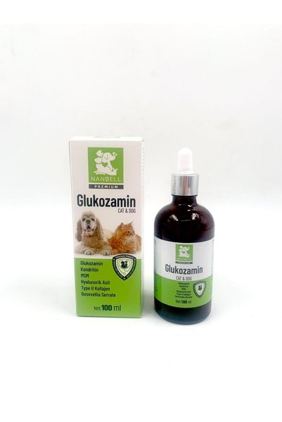 Nanbell Kedi ve Köpekler İçin MSM ve Kondritinli Glukozamin 100 Ml