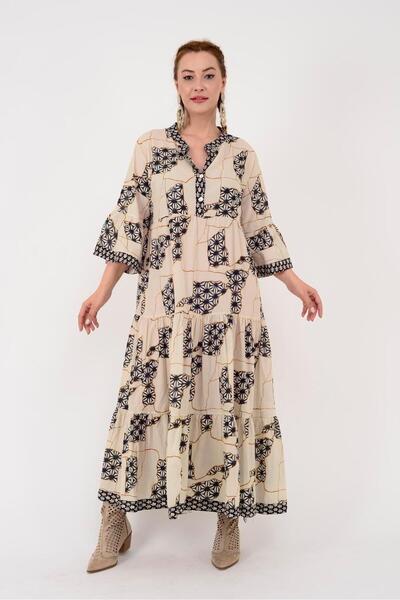 Park Moda AN10502 ROCHIE GARNI DETALIATĂ VOLAN