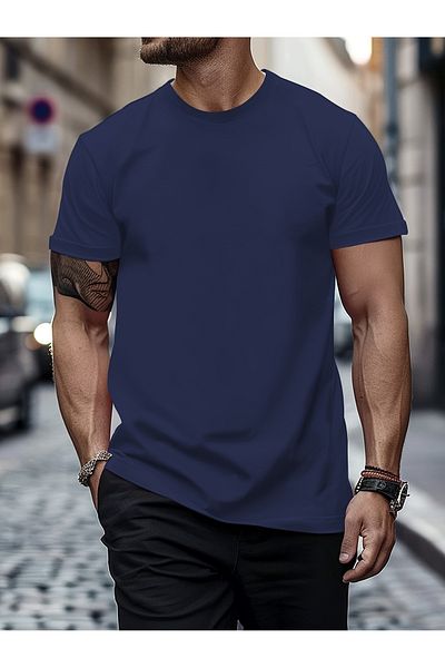 Let's Wear Ανδρικό μπλουζάκι Premium Crew Neck