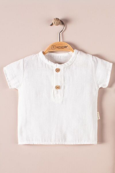 Lamonde Muslin Short Sleeve Unisex Double Set 100% Cotton 6 Months - 5 Years