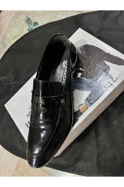 İkizler Pantofi cu șireturi din piele lăcuită