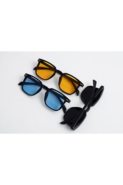 KAMPANİX New Season Unisex Set of 3 Sunglasses