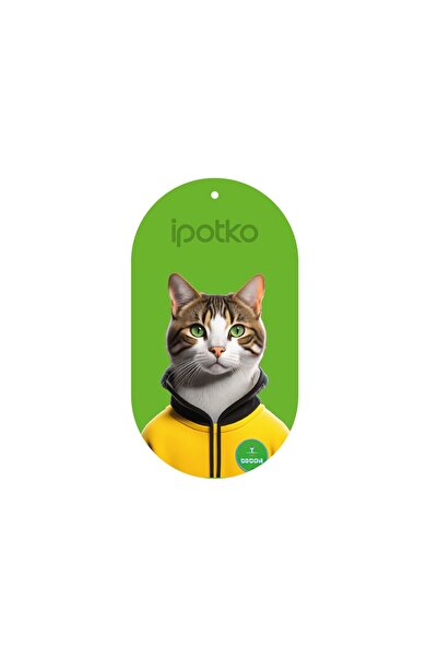 Tekir Kedi Figürlü İpli Oto Kokusu