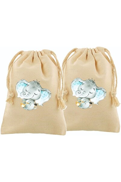 han collection Printed Cloth Suitcase Organizer Gift Bag 2 Pieces