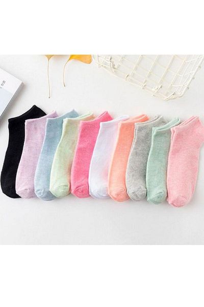 MY MENORA SOCKS 8 чифта дамски къси чорапи с различни цветове