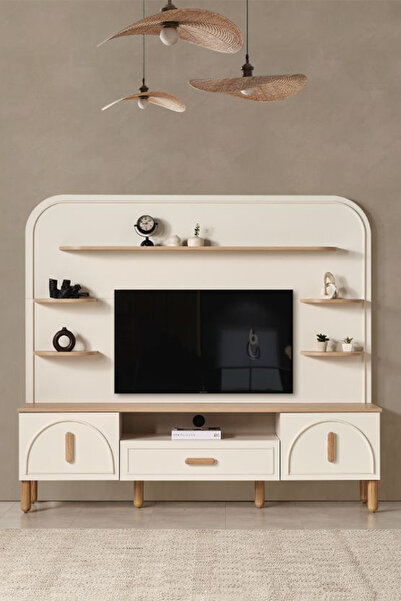 BuğdaycıGrup Bohem 200 Tv Ünitesi Fonlu Tv Sehpası Premium Televizyon Sehpası...