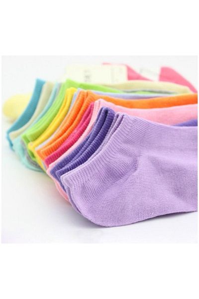 MY MENORA SOCKS 8 чифта дамски къси чорапи с различни цветове