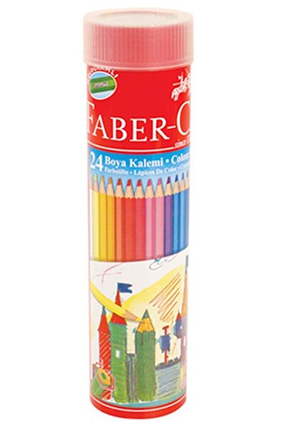 Faber Castell Faber Castel Metal Tüpte Boya Kalemi 24 Renk