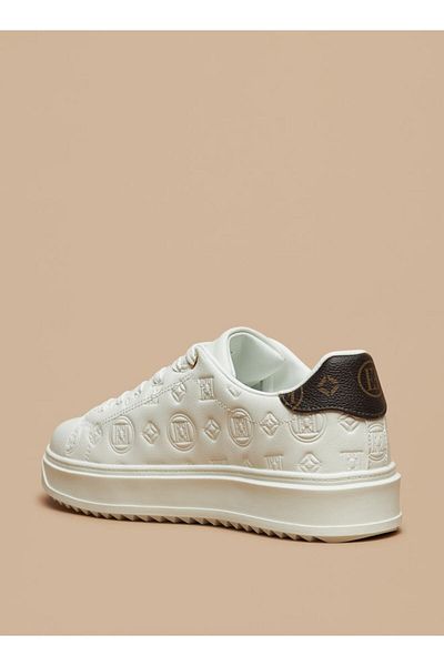 ELLE Women's Logo Textured Lace-up Sneakers