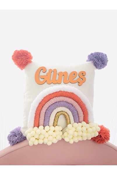 renkli mi renkli tasarım dünyası Makrome Isimli Yastık