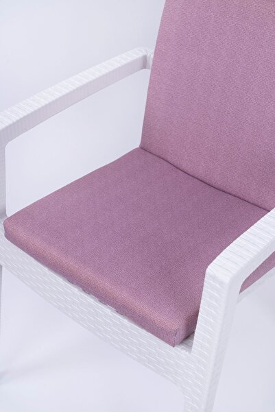ALTINPAMUK Daisy Lilac 40x83 cm Chair - Sponge, Special Stitched and Laced