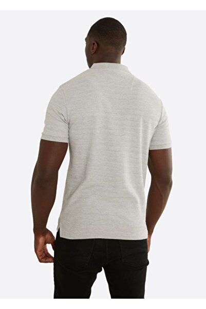 Nautica Gray Men's Polo Neck T-Shirt N1G00679