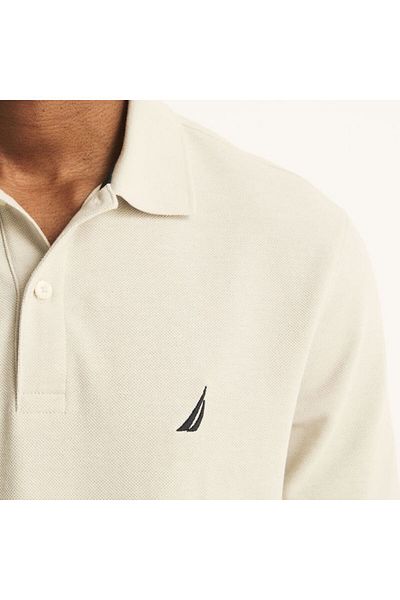 Nautica Men's Polo Neck Beige T-Shirt - KR2824