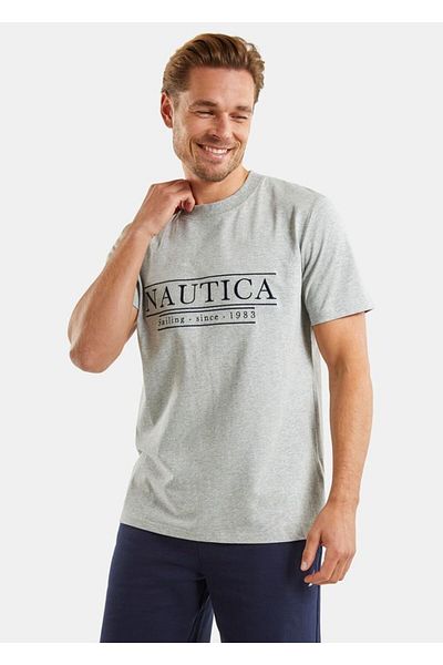 Nautica Men's Gray T-Shirt N1M01707