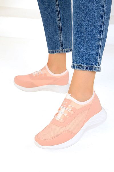 SOHO Weiße Puder-Sneakers für Damen - 15226