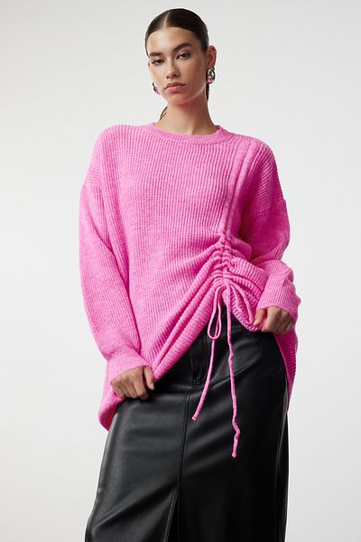 Trendyol Modest Thessaloniki Kötött Pink Kötött Pulóver - Gyűjtsd össze részletesen TCTAW25AK00001