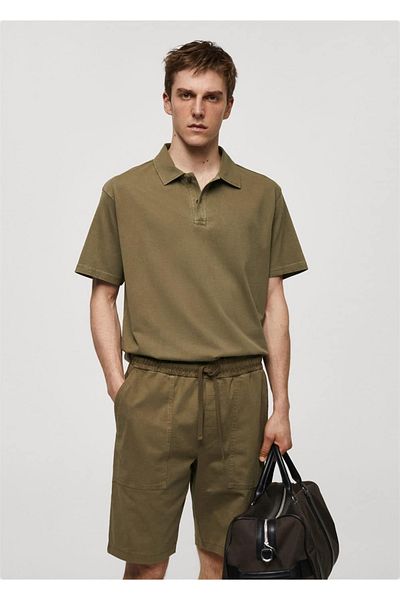 MANGO Man Bequem geschnittenes Poloshirt aus 100 % Baumwolle