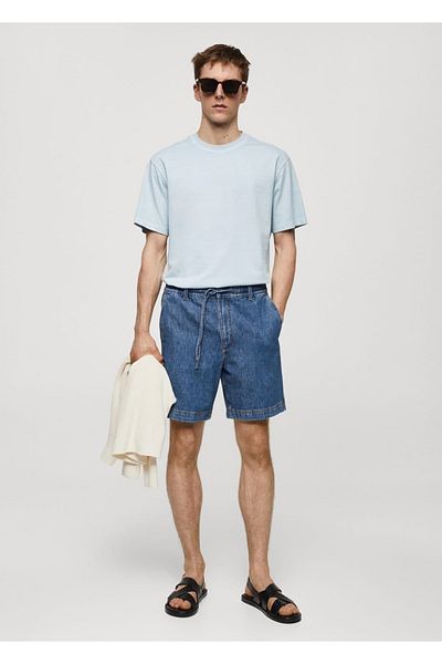 MANGO Man Μπλουζάκι 100% βαμβακερό Relaxed Fit