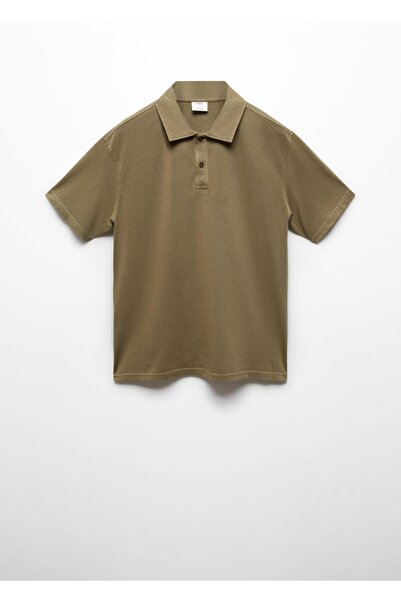 MANGO Man %100 pamuk rahat kesim polo gömlek