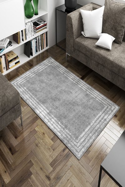 CAPPİO HALI Dijital Baskılı Makinada Yıkanabilir Salon Halısı Mutfak Halısı Yolluk Halısı - Cp1676