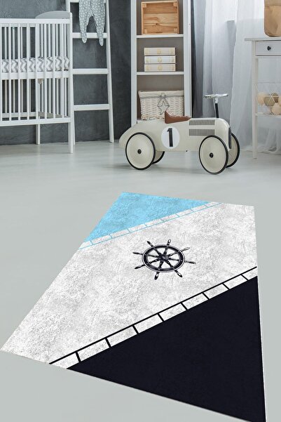 CAPPİO HALI Dümen Desenli Çocuk Odası Halısı (Makinada Yıkanabilir) - CP731