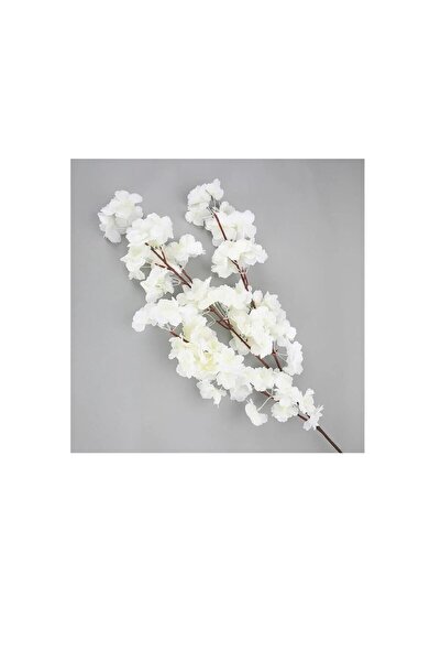 Artificial Flower Spring Branch Japanese Cherry Blossom 90 Cm 3 Branches White-ls