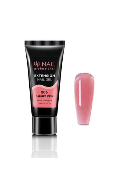 UP NAIL PROFESSIONAL Up Nail Poly Gel 30 ml 206 Sakura Pink