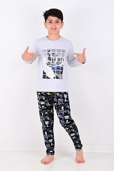vitmo Boy - Winter Games Long Sleeve Pajama Set
