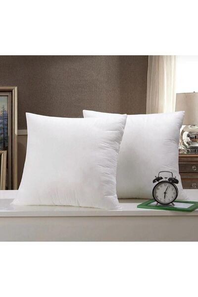 WHITE HOME Kırlent Iç Yastığı Silikonize Dolgu 43*43 cm 2 Adet