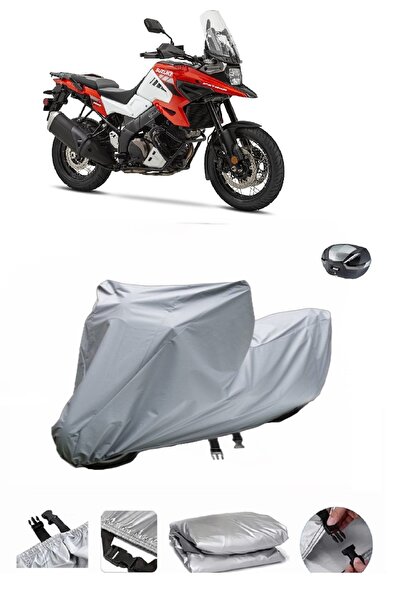 BODYGARD سوزوكي V-Strom 1050 - مشمع دراجة نارية سميك للغاية وحقيبة خلفية متوافقة