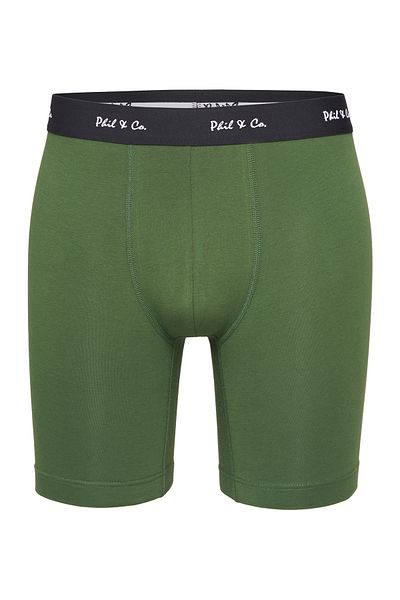 Phil & Co. Berlin Lange Boxershorts aus Jersey im Retro-Stil